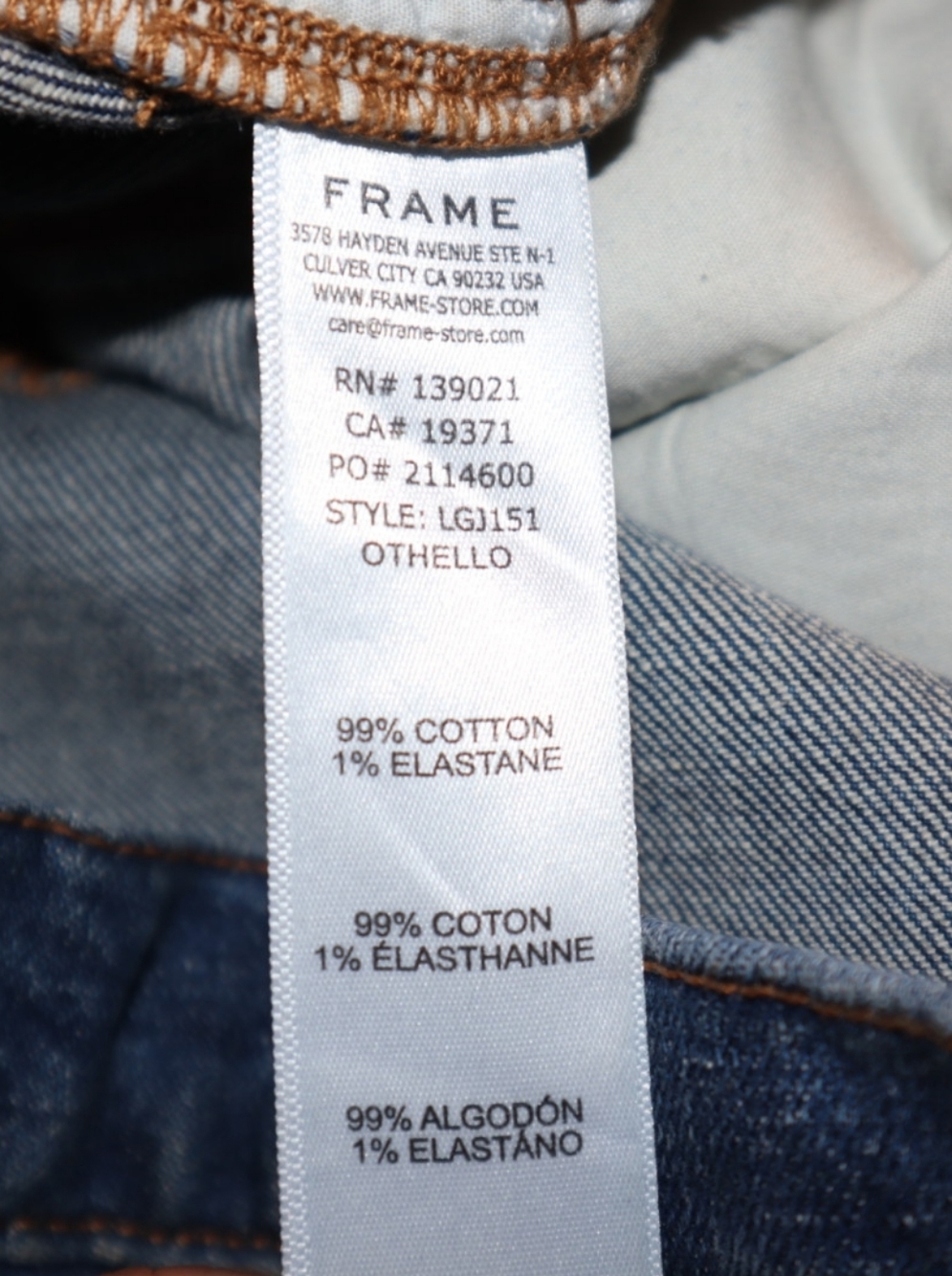 The FRAME Le Garçon in "Othello" is  classic mid-rise boyfriend jean Size 27 - Picture 13 of 13